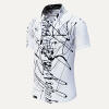 DENADA WHITE Sommerhemd - 100 % Baumwolle - GERMENS artfashion 4XL