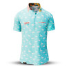 Summer shirt for men FLAMINGO HOTEL 2 - 100% cotton - 10 sizes from XS to 6XL - exceptional design - finest workmanship - fabrics made in Germany - limited edition and exclusive