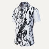 Button up shirt for summer DORNENPRINZ TITAN - GERMENS