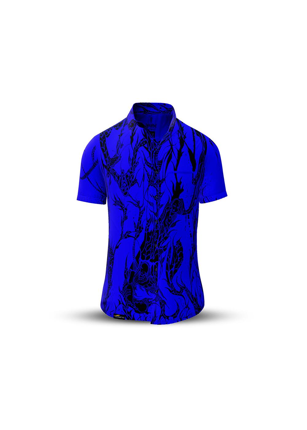 cool shirts DORNENPRINZ INDIGO - GERMENS
