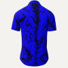 Sommerhemd Herren DORNENPRINZ INDIGO - 100 % Baumwolle - 10 Größen von XS - 6XL - außergewöhnliches Design - feinste Verarbeitung - Stoffe Made in Germany - limitiert und exklusiv