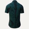 Button up shirt for summer DORNENPRINZ WALD - GERMENS