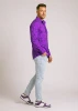 Discover colorful button up shirts for men GRAVUR LILAS - 100% cotton