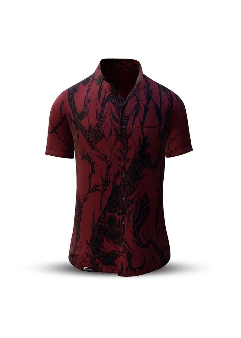 Button up shirt for summer DORNENPRINZ OXYD - GERMENS