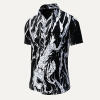 DORNENPRINZ TINTE Sommerhemd - 100 % Baumwolle - GERMENS artfashion