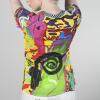 MILIDILI - Colorful ladies short sleeve tshirt 