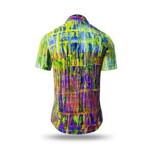 Kurzarmhemd Herren Sommer FLUORO von GERMENS - 100 %...