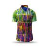 Short sleeve shirt mens summer FLUORO by GERMENS - 100 % cotton - 10 sizes XS-6XL