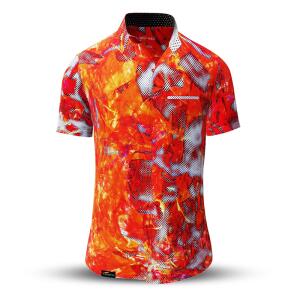 Button up shirt for summer IGNIS AERI - GERMENS