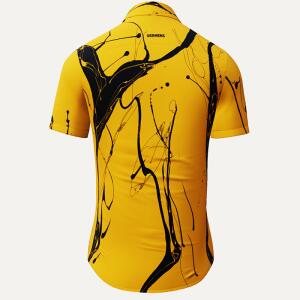 Button up shirt for summer LEBENSADER SANDDORN - GERMENS