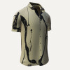 Summer shirt for men LEBENSADER OLIV - 100% cotton - 10 sizes from XS to 6XL - exceptional design - finest workmanship - fabrics made in Germany - limited edition and exclusive