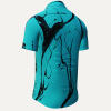 LEBENSADER PETROL Sommerhemd - 100 % Baumwolle - GERMENS artfashion