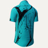Button up shirt for summer LEBENSADER PETROL - GERMENS