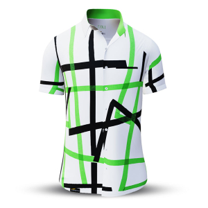 Summer shirt for men TIOLI - 100% cotton - 10 sizes from XS to 6XL - exceptional design - finest workmanship - fabrics made in Germany - limited edition and exclusive