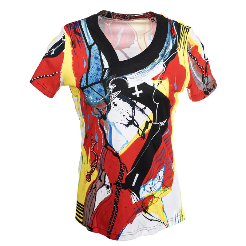 PLUSMINUS - Buntes Damen TShirt - GERMENS