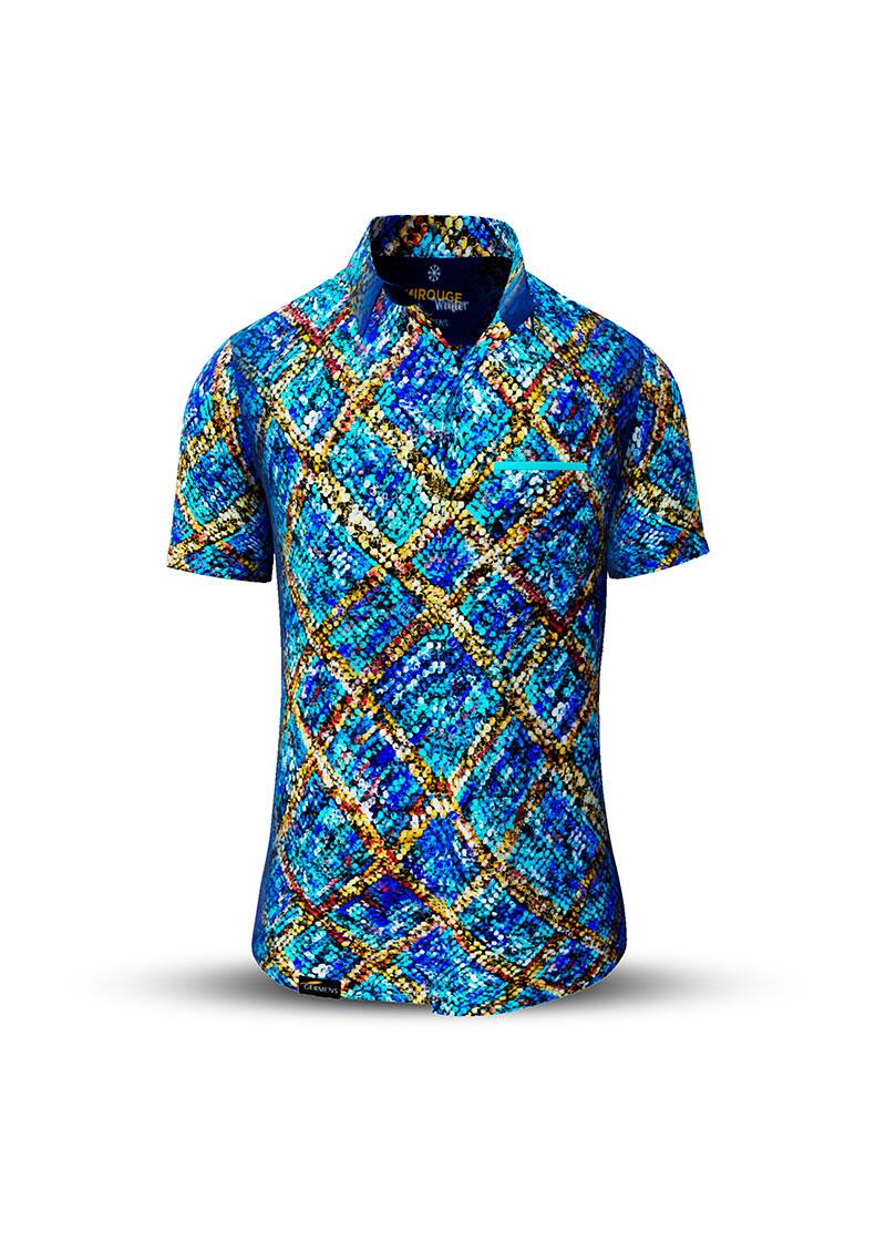 Button up shirt for summer MIROUGE WINTER - GERMENS