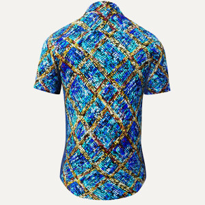 Summer shirt for men MIROUGE WINTER - 100% cotton - 10...