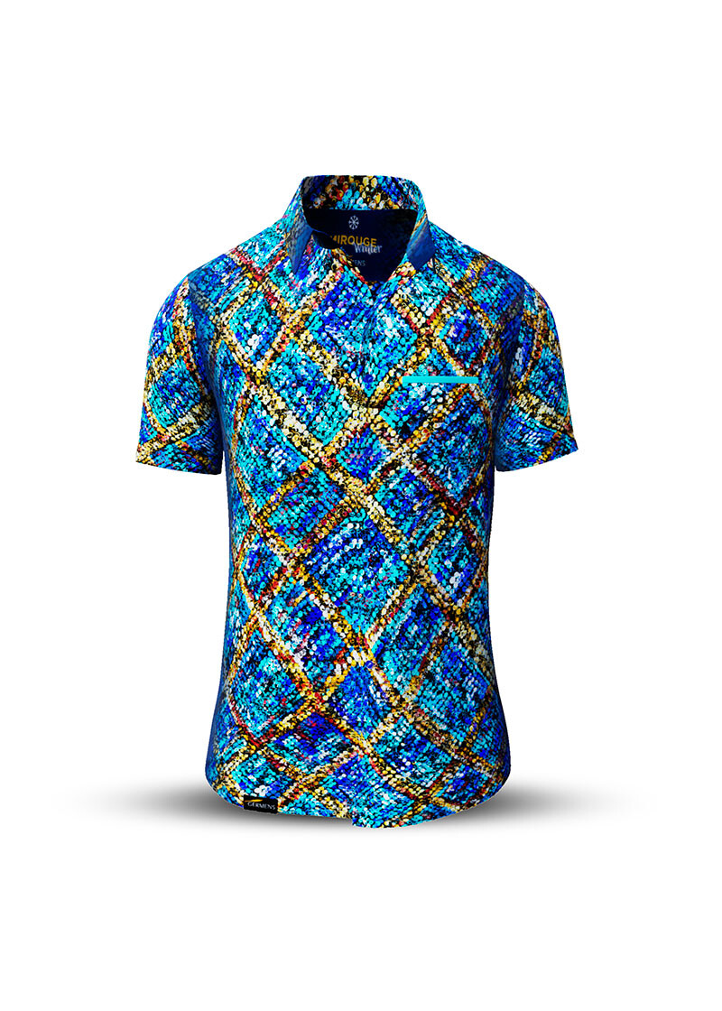 Button up shirt for summer MIROUGE WINTER - GERMENS