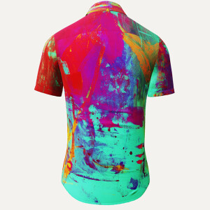 Summer shirt for men VERVE SMARAGD - 100% cotton - 10...